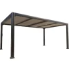 Pergola autoportante bioclimatique anthracite Couleurs du Monde Austin - 3,5 x 5 x 2,4 m