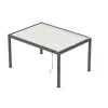 Pergola autoportée solaire Mira coloris gris en aluminium - 300 x 400 cm