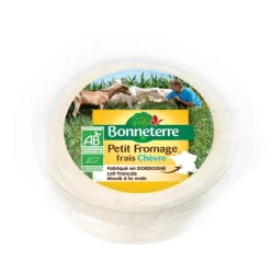 Petit fromage frais de chèvre Bonneterre bio 140 g