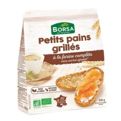 Petit pain grillé complet bio - 250 g