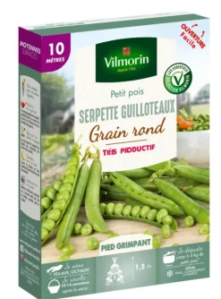 Petit pois Serpette Guilloteaux Vilmorin - graines à semer
