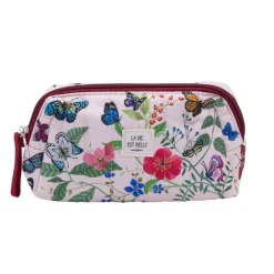Petite trousse matelassée Cartesdart Papillons - 16,5 x 13,5 cm