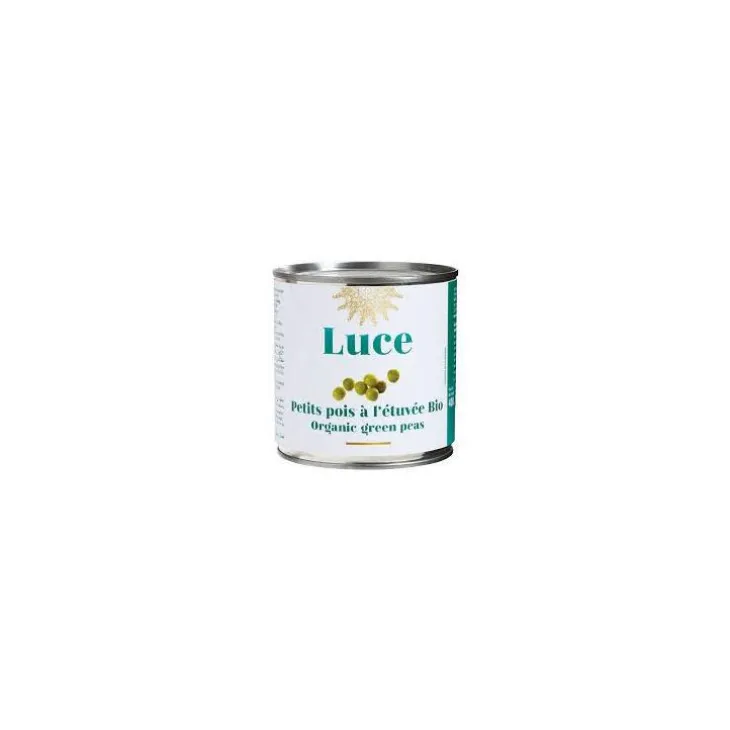 Petits pois à l'étuvée bio Luce - 400 g