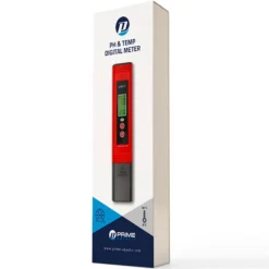 pH mètre électronique & thermomètre, double fonction - PRIME AQUATIC, modèle digital