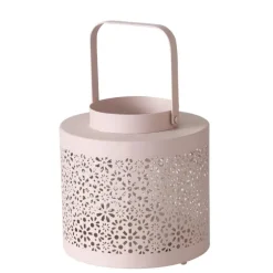 Photophore Yelda coloris vert en métal - 22 x 20 x 20 cm