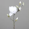Pick magnolia décoratif coloris blanc - 49 cm