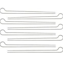 Pics à brochettes en inox 33 cm