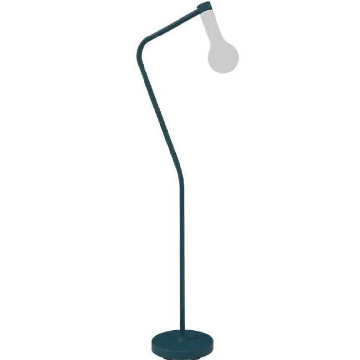 Pied Aplo coloris bleu en aluminium Fermob - 34 x 138 cm