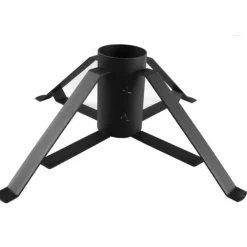 Pied de sapin gris en fer plat Ø tube de 11 cm