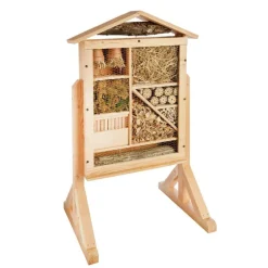 Pieds pour abri à insectes en bois coloris naturel - le lot de 2