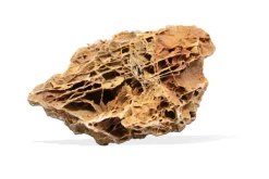 Pierre décorative pour aquarium coloris orange Aquavie feuille érable orangée - Taille S