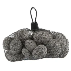 Pierres de lave grises de 20 à 40 mm en filet de 1 kg