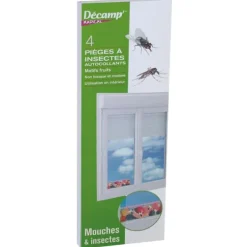 Piège à mouches fenêtres décor x 4
