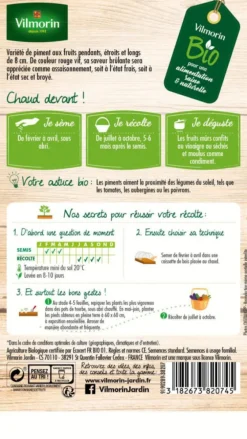 Piment de Cayenne Bio Vilmorin - graines à semer
