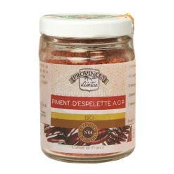 Piment d’Espelette AOP bio 40 g