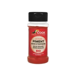 Piment doux d’Espagne bio en pot de 40 g