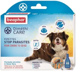 Pipettes pour chien moyen DiméthiCARE 6 x 3 ml