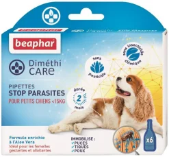 Pipettes pour petit chien DiméthiCARE 6 x 1,5 ml