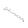 Piquet d'attache chien tire bouchon 45cm