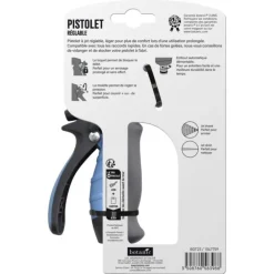 Pistolet à jet réglable botanic® avec embout automatique démontable