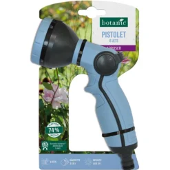 Pistolet 8 jets botanic® avec gâchette 3 en 1 - Résistant aux UV