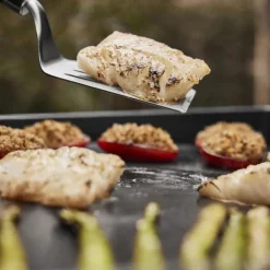 Plancha à gaz en fonte émaillée noire Weber - 56 cm