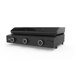 Plancha au gaz pour 10 à 15 personnes coloris noir en acier 7500 W Forge Adour Origin - 79,7 x 55,3 x 24,4 cm