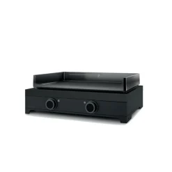 Plancha Modern électrique coloris noir en acier Forge Adour - 65,5 x 57,3 x 23,8 cm