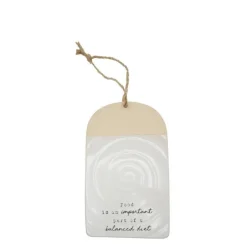 Planche à découper bicolore en céramique 30x11,7x1 cm