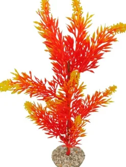 Plante artificielle pour aquarium coloris jaune LABEO Élodée colorée