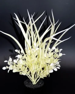 Plante artificielle pour aquarium coloris violet LABEO Herbe Grass GM