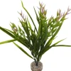 Plante artificielle pour aquarium coloris vert et rose LABEO Tillandsia GM