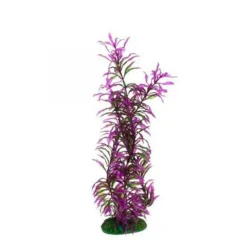 Plante artificielle violette pour aquarium, AQUA NOVA - 40cm de hauteur
