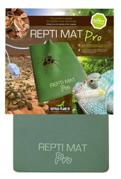 Plaque chauffante pour terrarium coloris vert Reptile Planet Repti Mat Pro 16W - 20 x 30 cm