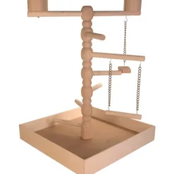 Plateau de jeux pour perruche en bois Trixie – 41 x 55 x 41 cm