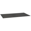 Plateau fin coloris gris en HPL Stern - 200 x 100 x 1,3 cm