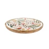 Plateau rond en bois de manguier coloris multicolore Sureau – Ø 30 cm