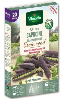 Pois Capucine Blauwschokker Vilmorin - graines à semer