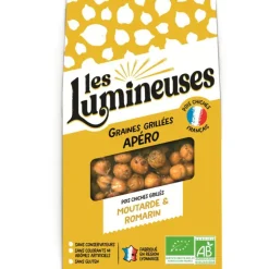 Pois chiches grillés bio apéro moutarde et romarin Les Lumineuses - 90 g
