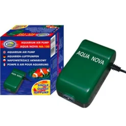 Pompe à air 130L/H, fonctionnalité silencieuse, marque AQUA NOVA, modèle NA-100