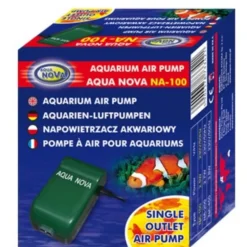 Pompe à air 130L/H, fonctionnalité silencieuse, marque AQUA NOVA, modèle NA-100