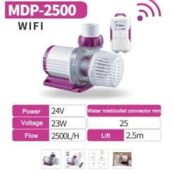 Pompe à eau wifi commandable à distance, DEBAO-JECOD MDP-2500 - débit max. 2500L/H
