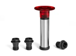 Pompe à vide en inox rouge Chef & Sommelier collection Aero - Ø 7 x H 15 cm