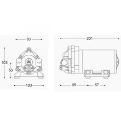 Pompe booster osmoseur 100GPD - PRIME AQUATIC