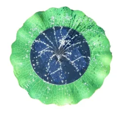 Pompe solaire flottante grise 150 l/h dimensions 4,5 x 5,5 x 6 cm