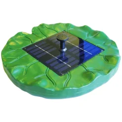 Pompe solaire flottante grise 150 l/h dimensions 4,5 x 5,5 x 6 cm