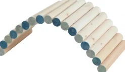 Pont articulé pour cobaye en bois coloris beige Zolux Neolife – Taille S