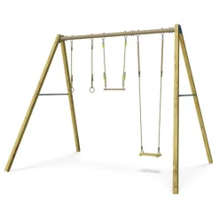 Portique ado/adulte en bois et métal Aléo by Trigano Skyler - H 3,00 m