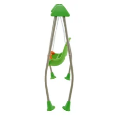 Portique pliable avec siège balançoire pour bébé