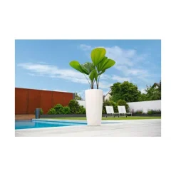 Pot à réserve d'eau Rondo Rouge scarlet Ø.40 x H.75 cm